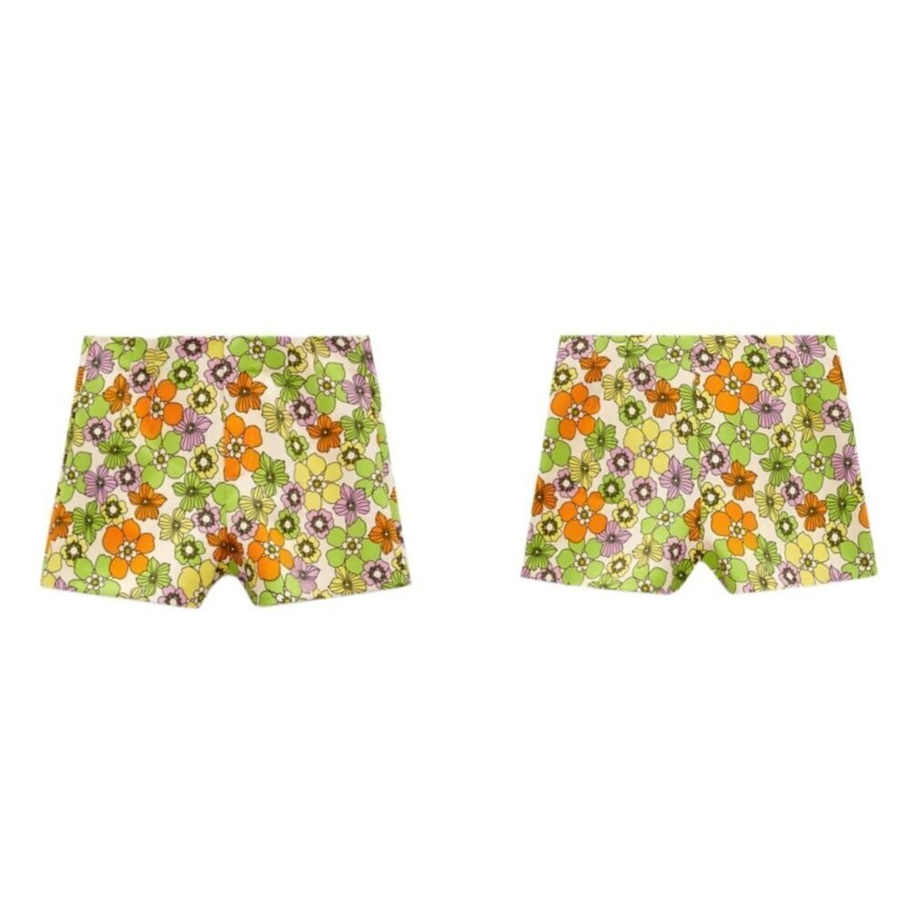ZARA FLORAL SHORTS MULTICOLOR | 7385/488 Xs